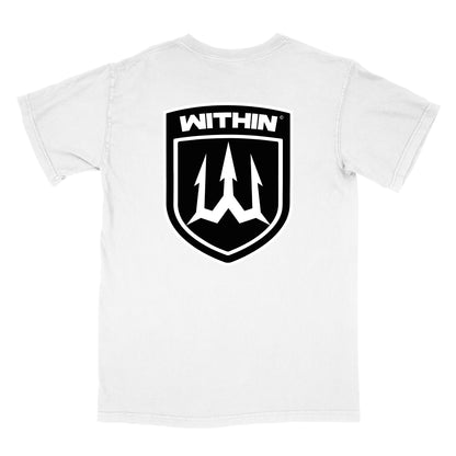 WITHIN Badge Tee - White