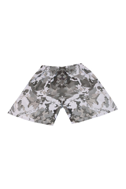 Athletic Shorts- White Camo