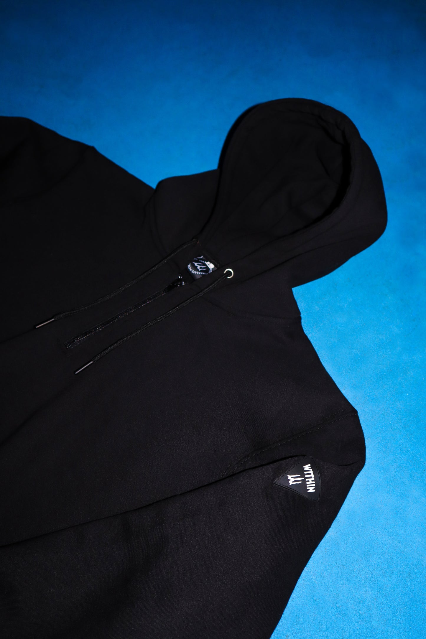 Black Quarter Zip Hoodie