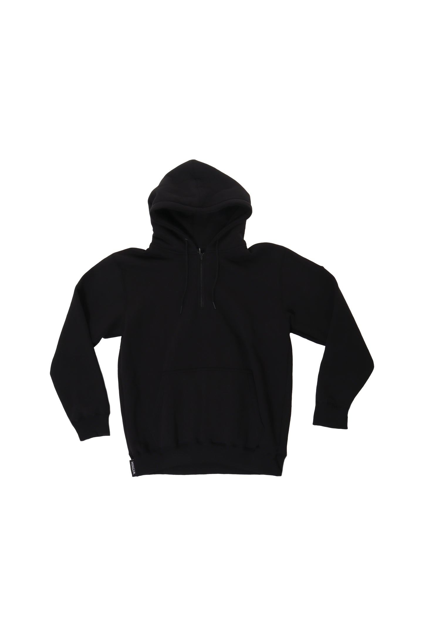 Black Quarter Zip Hoodie