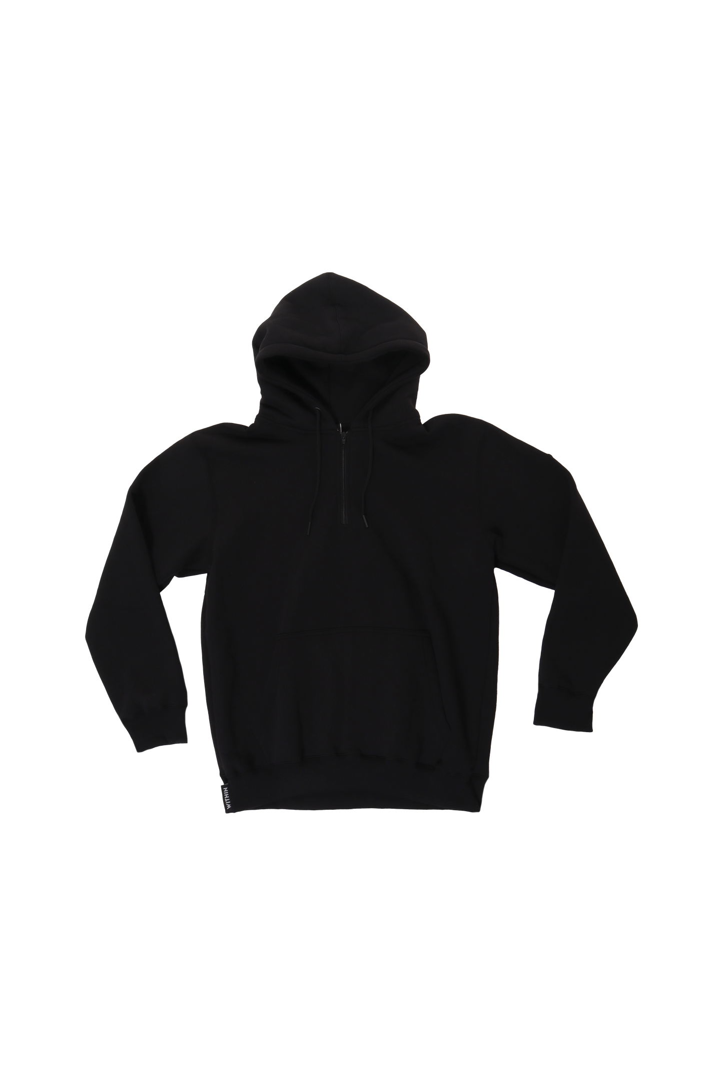 Black Quarter Zip Hoodie