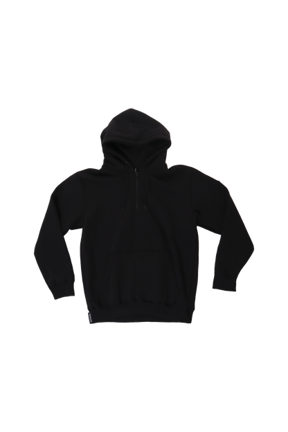 Black Quarter Zip Hoodie