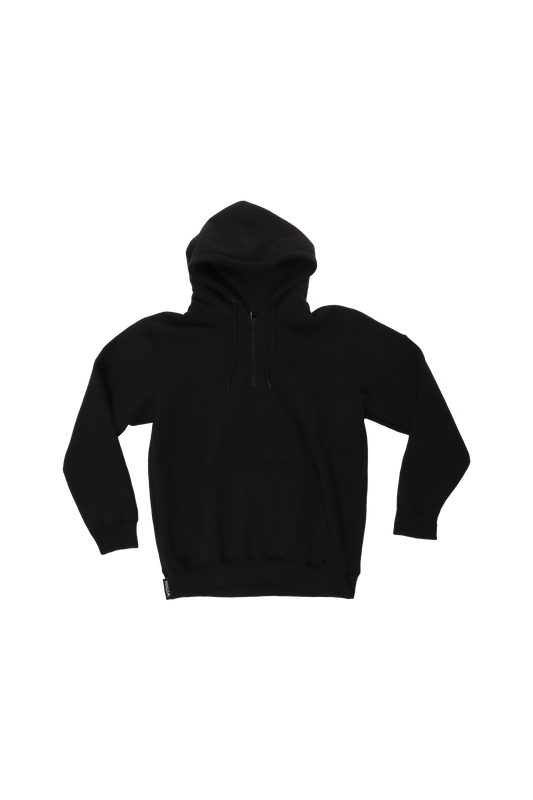 Black Quarter Zip Hoodie