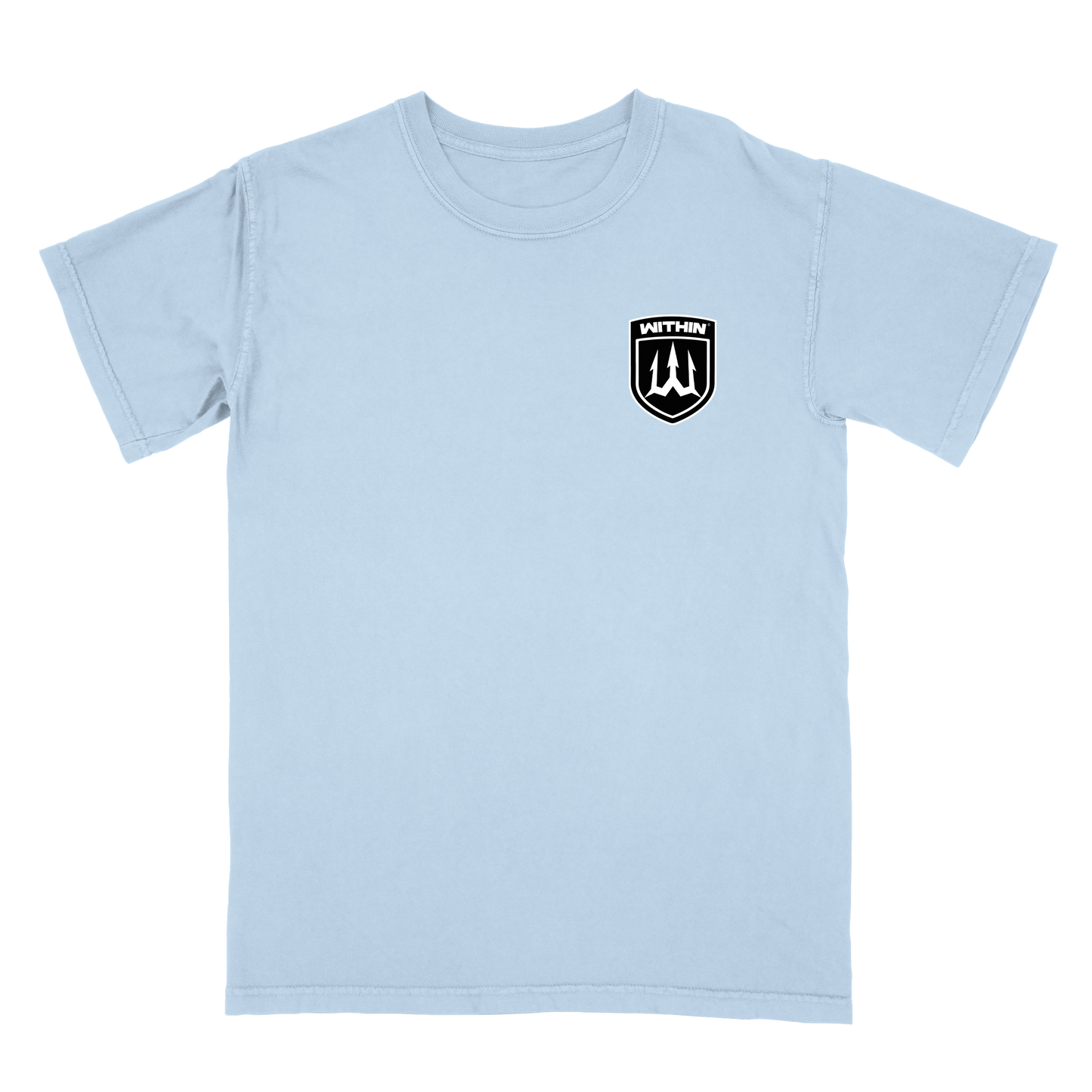 WITHIN Badge Tee- Sky Blue