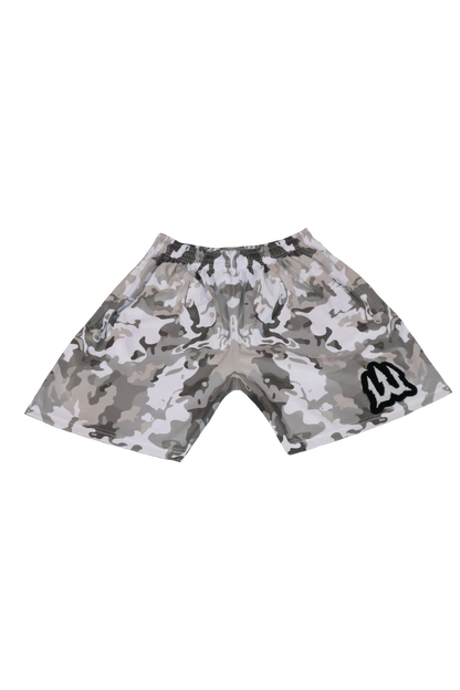 Athletic Shorts- White Camo