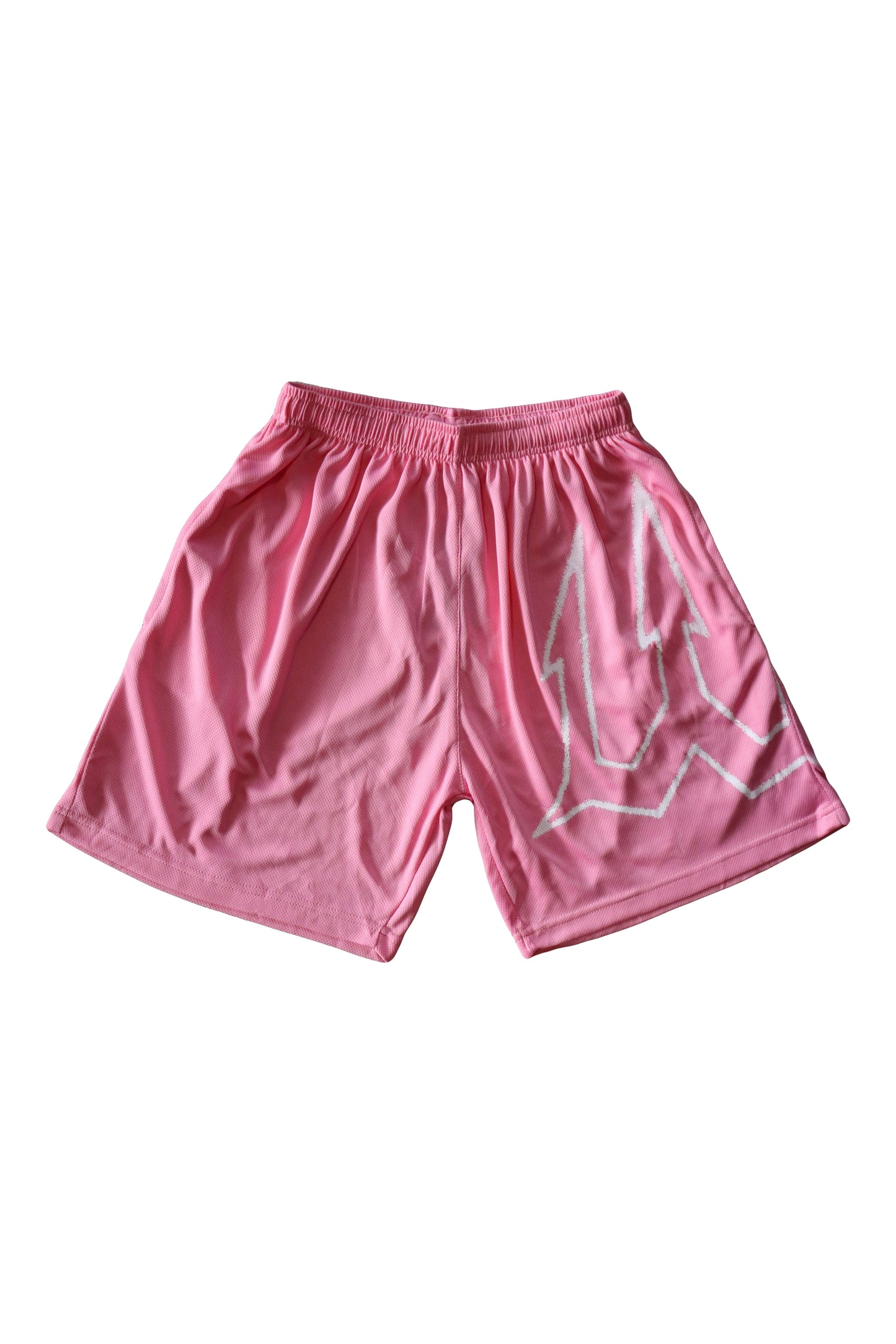 Athletic Shorts- Pink Paint