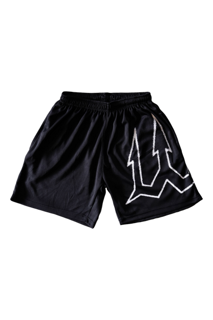 Athletic Shorts- Black Paint