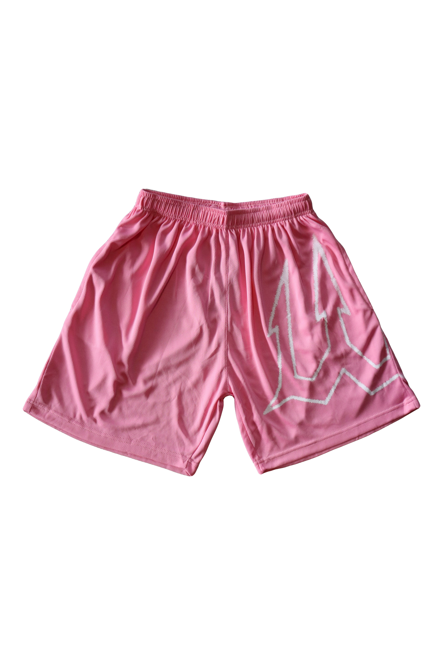 Athletic Shorts- Pink Paint