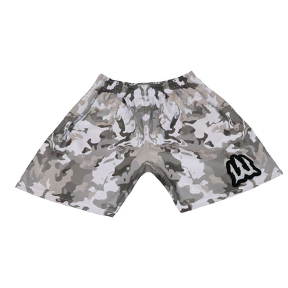 Athletic Shorts- White Camo