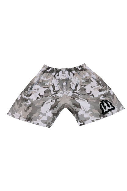 Athletic Shorts- White Camo